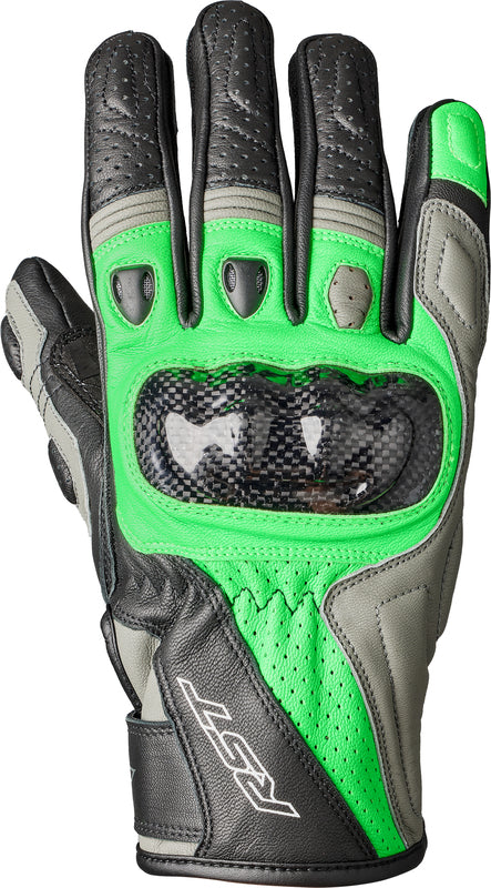 RST Stunt 3 CE Gloves - Neon Green - Main