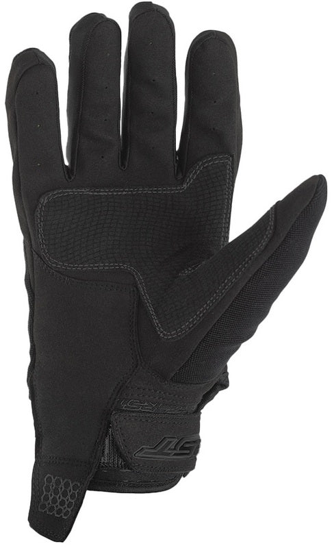 RST Rider Gloves CE Mixed Textiles - Matt Black - Extra
