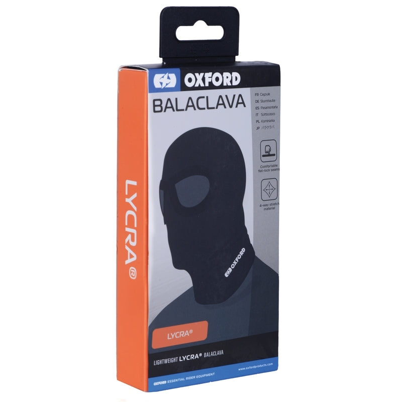 OXFORD  Balaclava Eyes Lycra Black - Extra