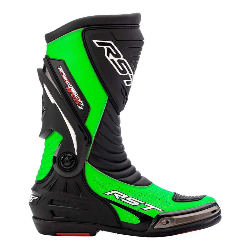 RST TracTech Evo 3 Sport Boots - Neon Green Size 43 - Main