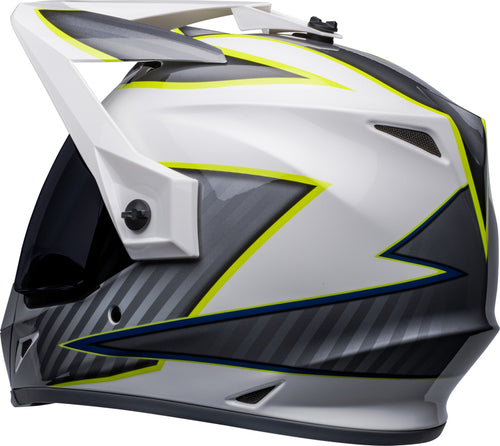 BELL MX-9 Adventure Mips Dalton Helmet - White/Hi-Viz Yellow - Extra