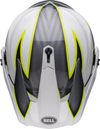 BELL MX-9 Adventure Mips Dalton Helmet - White/Hi-Viz Yellow - Extra