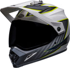 BELL MX-9 Adventure Mips Dalton Helmet - White/Hi-Viz Yellow - Extra