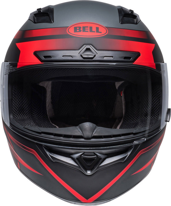 BELL Qualifier DLX Mips Helmet - Raiser Matte Black/Crimson - Extra
