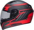 BELL Qualifier DLX Mips Helmet - Raiser Matte Black/Crimson - Extra