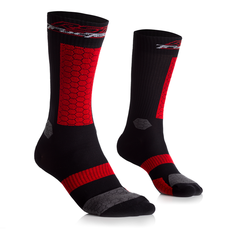 RST Tractech Socks - Black/Red Size L - Main