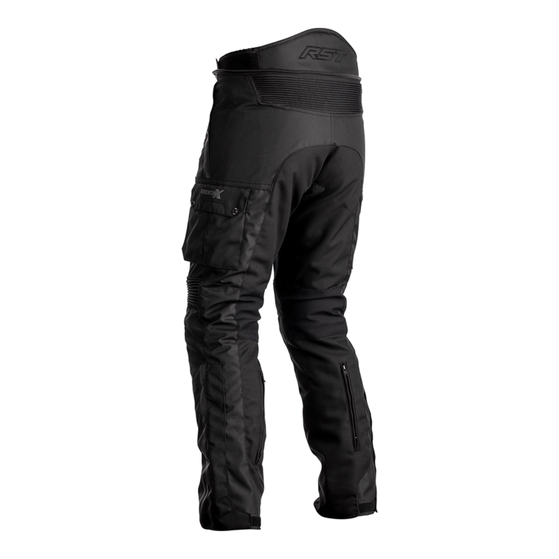RST Pro Series Adventure-X CE Textile Pants - Black/Black Size 4XL Short Leg - Extra