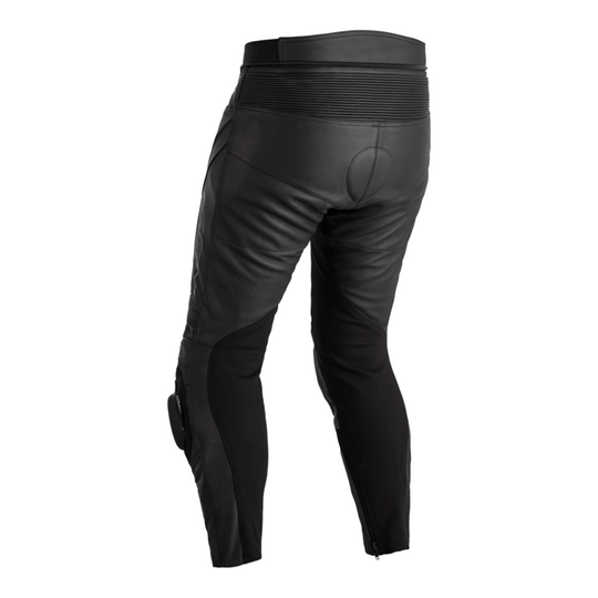 RST Sabre CE Leather Pants - Black/Black Size 4XL Short Leg - Extra