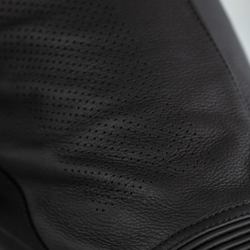 RST Sabre CE Leather Pants - Black/Black Size 4XL Short Leg - Extra