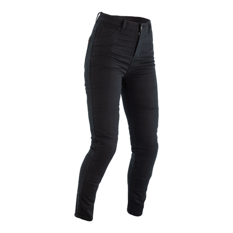 RST Jegging CE Reinforced Ladies Textile Jean - Black Twill Size XS Short Leg - Main