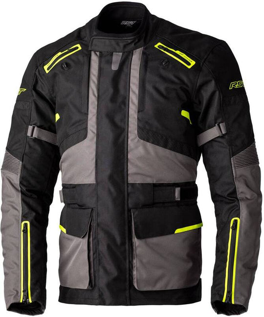 RST Endurance CE Textile Jacket - Black/Grey/Flo Yellow - Main