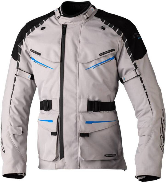 RST Pro Series Commander CE Textile Jacket - Silver/Blue Size XL - Main
