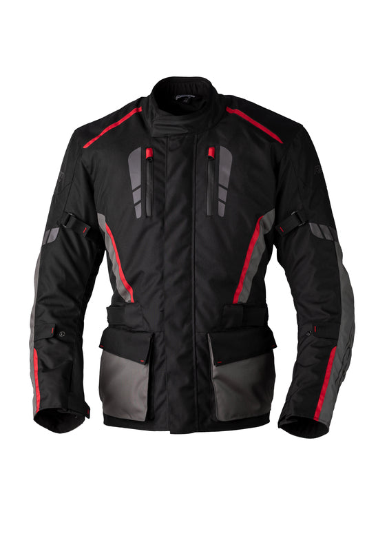 RST Axiom Plus Airbag CE Textile Jacket - Black/Grey/Red Size L - Main