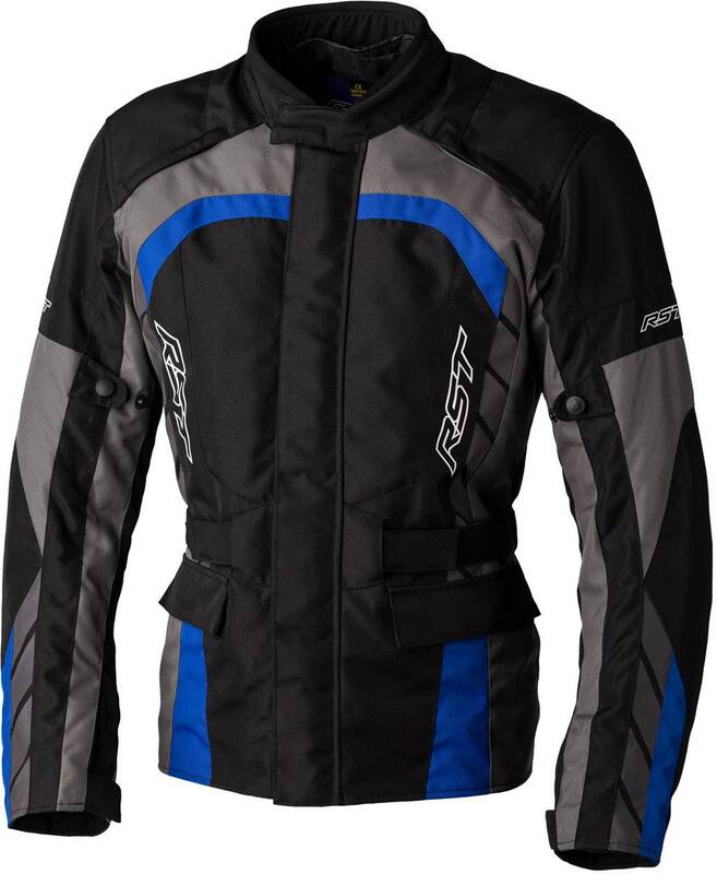 RST Alpha 5 CE Textile Jacket - Black/Blue Size S - Main