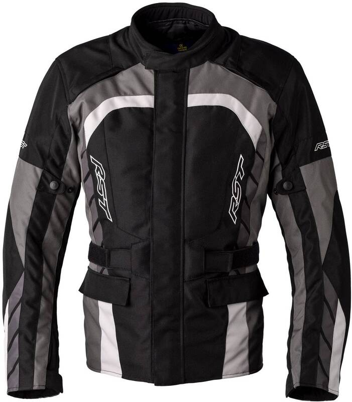 RST Alpha 5 CE Textile Jacket - Black/Grey Size L - Main
