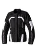 RST Ladies Alpha 5 CE Textile Jacket - Black/White Size XS - Main
