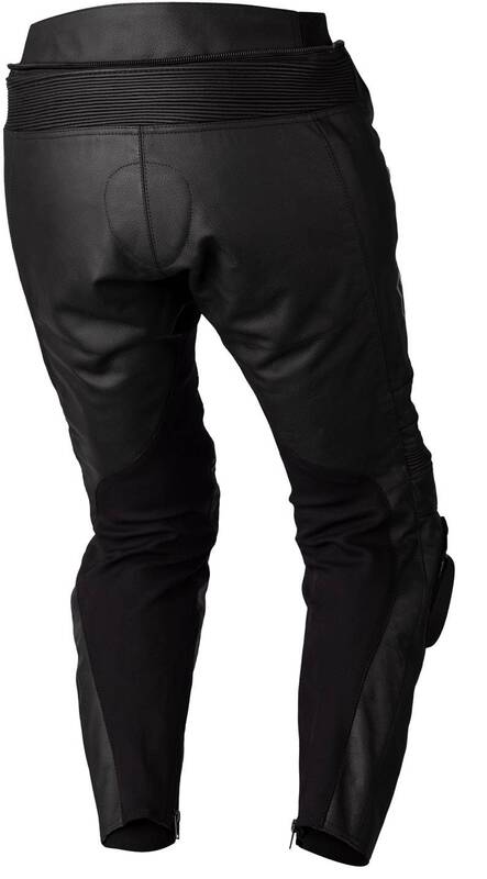 RST S1 CE Leather Pants - Black/Black Size XXL - Extra