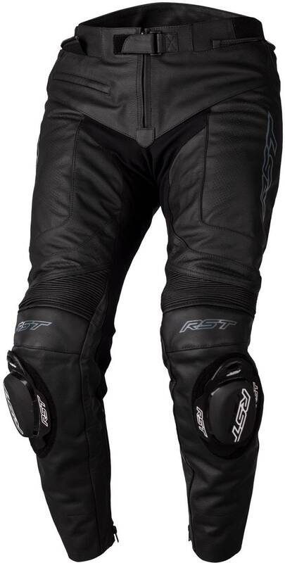 RST S1 CE Leather Pants - Black/Black Size 3XL - Main