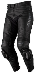RST S1 CE Ladies Leather Pants - Black/Black Size XXL - Main