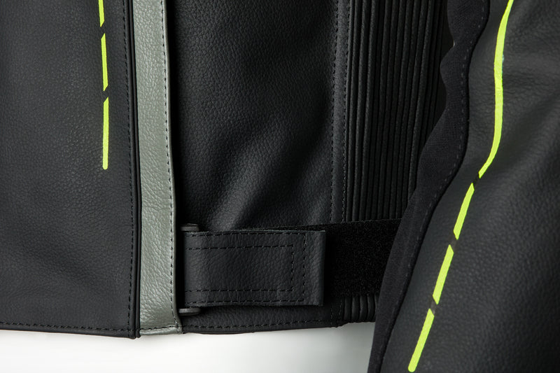 RST S1  Leather Jacket Men - Neon Yellow - Extra