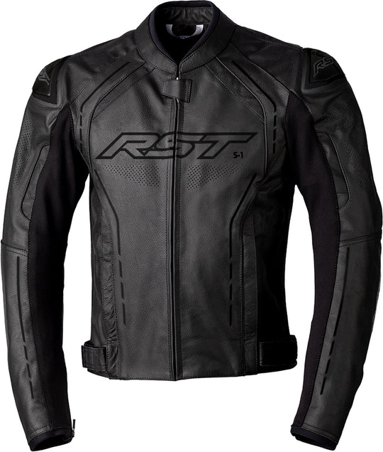RST S1  Leather Jacket Men - Black - Main