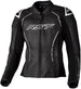 RST Ladies S1 CE Leather Jacket - Black/White Size XXL - Main