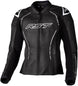 RST Ladies S1 CE Leather Jacket - Black/White Size XXL - Main