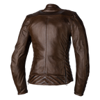 RST Ladies Roadster 3 CE Leather Jacket - Brown Size XS - Extra