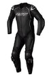 RST S1 CE Leather Suit - Black/Black/White Size 3XL - Main