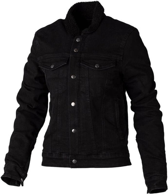 RST Sherpa Denim CE Textile Jacket - Black Size L - Main