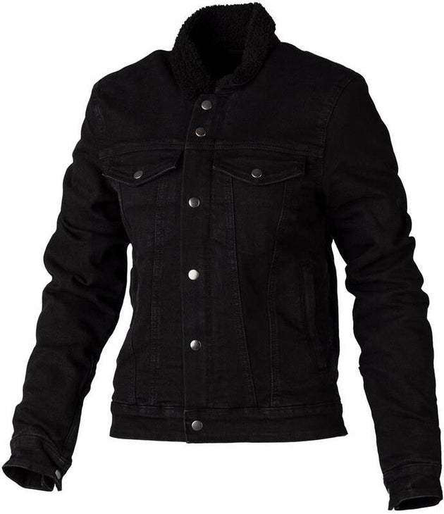 RST Sherpa Denim CE Textile Jacket - Black Size XXL - Main