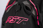 RST Ladies S1 CE Textile Jacket - Black/Neon Pink Size XL - Extra