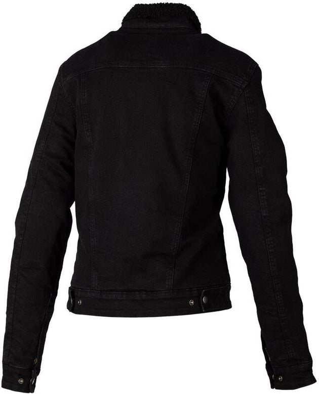 RST Ladies Sherpa Denim CE Textile Jacket - Black Size XL - Main