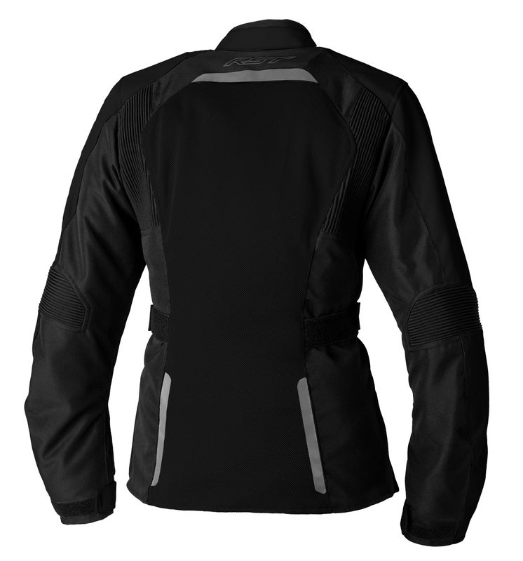 RST Ladies Ava Mesh CE Textile Jacket - Black/Black Size XS - Extra