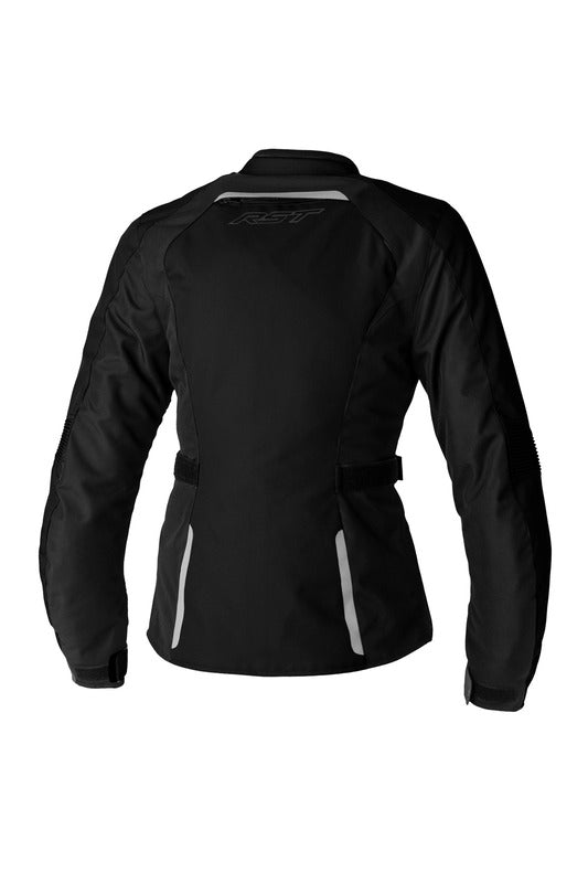 RST Ladies Ava CE Textile Jacket - Black/Black Size M - Extra