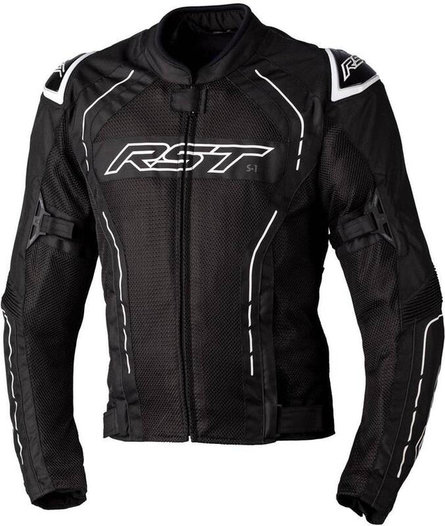 RST S1 Mesh CE Textile Jacket - Black/White Size XL - Main
