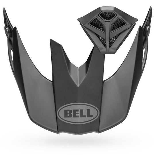 BELL Moto-10 Off-Road Peak and Mouthpiece Kit - Visor Matte Black - Main