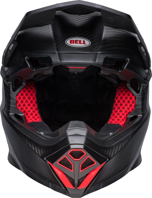 BELL Moto-10 Spherical Helmet - Satin/Gloss Black/Red - Extra