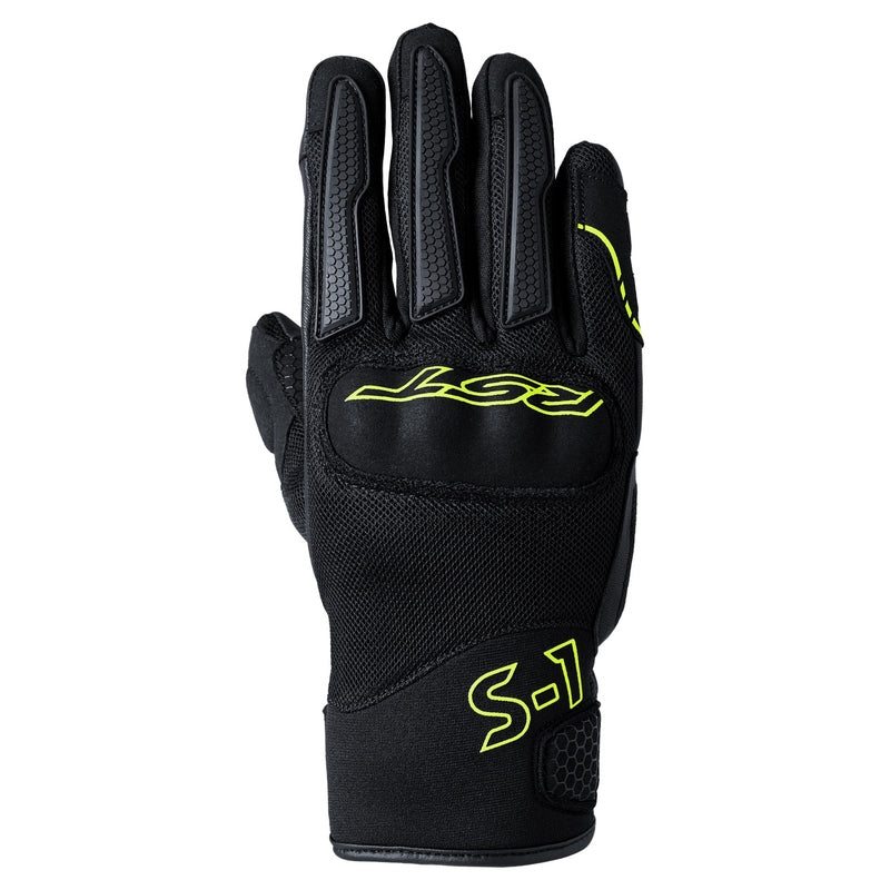 RST S-1 Mesh Men CE Gloves - Neon Yellow - Main