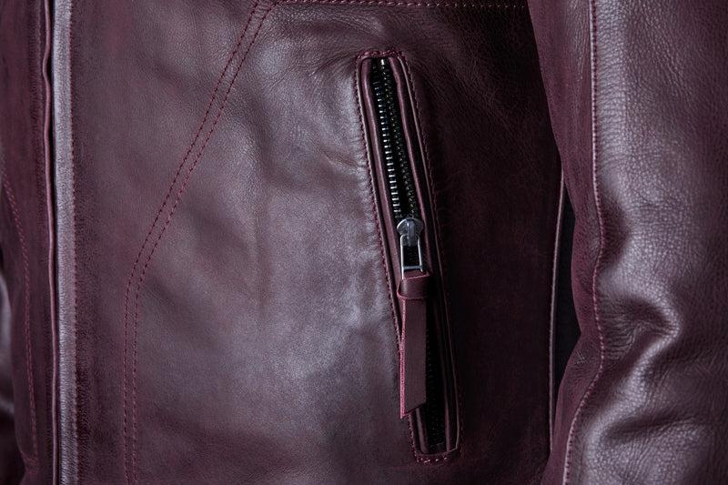 RST leather Jacket Brandish2 CE Men - Oxblood - Extra