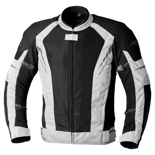 RST textile Jacket Ventilator-XT CE Men - Black/Silver - Main
