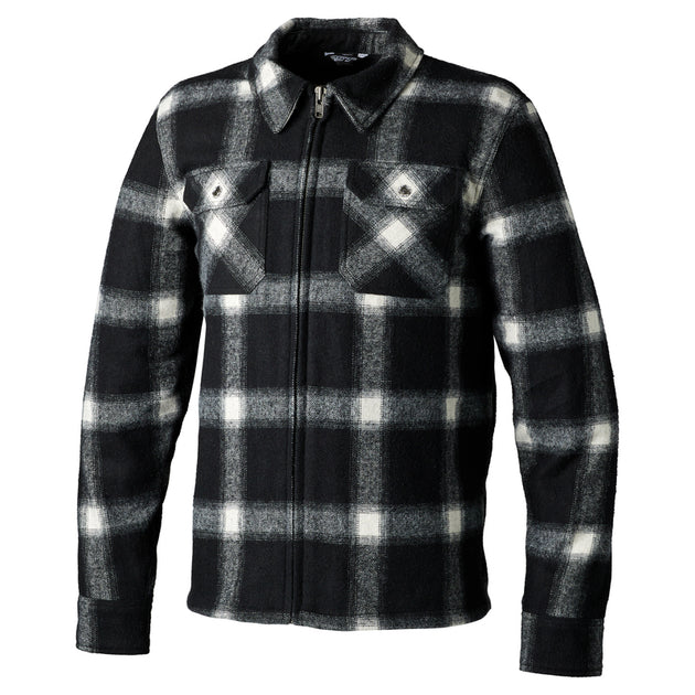 RST Brushed textile shirt Men CE - Black - Main