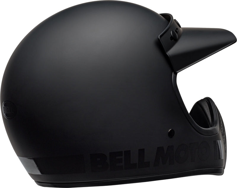 BELL Moto-3 Classic Helmet - Matte/Gloss Blackout - Extra