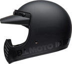 BELL Moto-3 Classic Helmet - Matte/Gloss Blackout - Extra