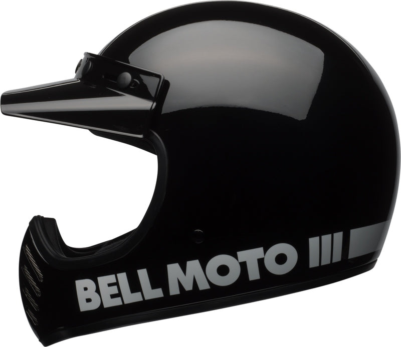 BELL Moto-3 Classic Helmet - Gloss Black - Extra