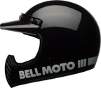 BELL Moto-3 Classic Helmet - Gloss Black - Extra