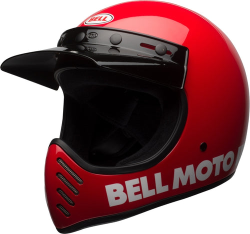 BELL Moto-3 Classic Helmet - Gloss Red - Extra