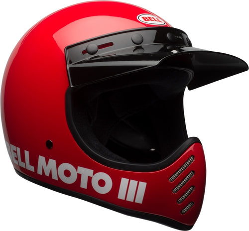 BELL Moto-3 Classic Helmet - Gloss Red - Extra