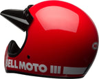 BELL Moto-3 Classic Helmet - Gloss Red - Extra
