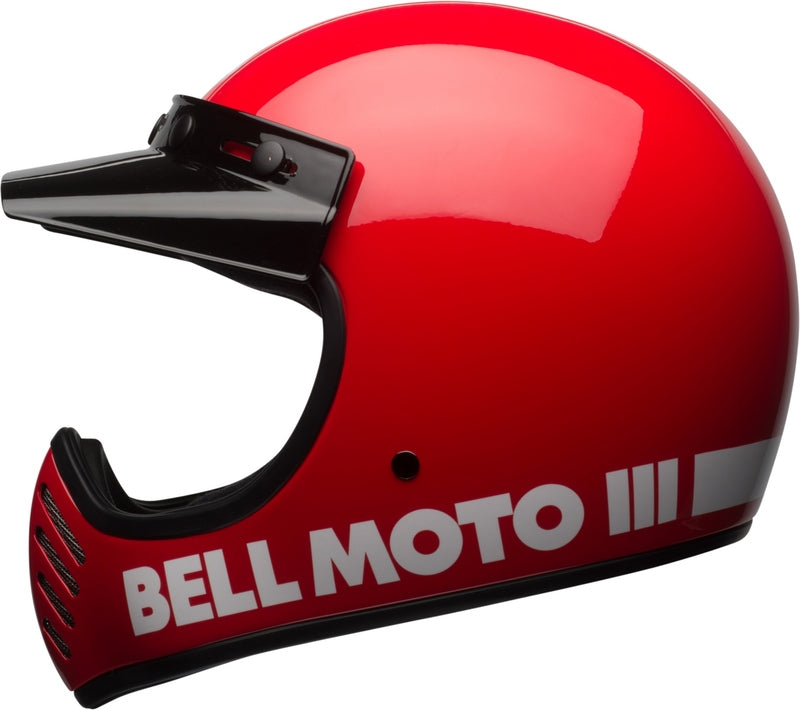 BELL Moto-3 Classic Helmet - Gloss Red - Extra